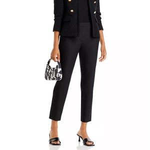 Theory Thaniel Approach Stretch Cropped Pants in black